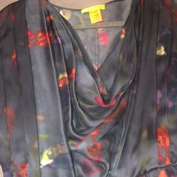 Catherine Maladrino silk draped neck dress size 8‎ - Picture 1 of 11